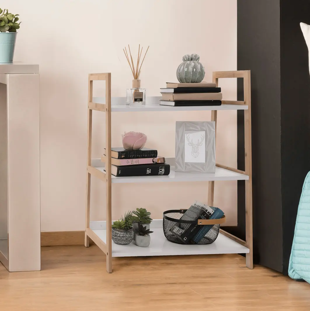 Стеллаж Tempo Kondela Koen Typ 1 (White/Natural)