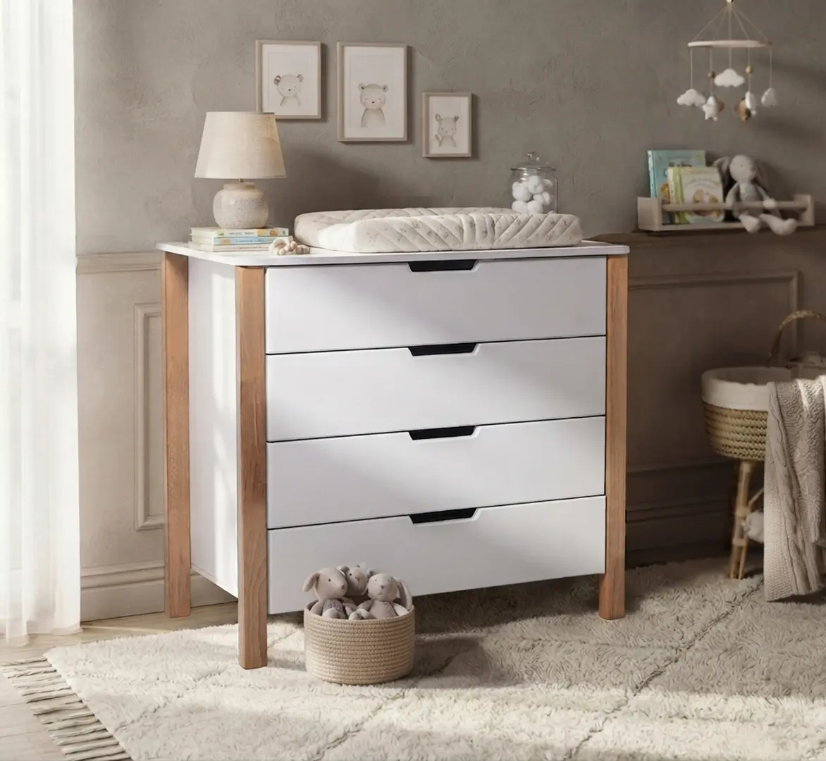 Comoda Eucalyptus Karol (White/Natural)
