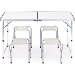 Set mobilier de gradina MultiGarden HTA120R+4S (White) Thumb