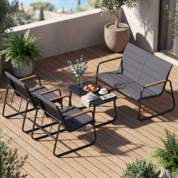 Комплект садовой мебели Costway NP12920GR (Grey) Thumb