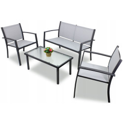 Set mobilier de gradina GardenLine ANH0846 (Grey) Thumb