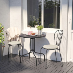 Set mobilier de gradina Ikea Lacko/Froson/Duvholmen 2 scaune (Gri/Bej)