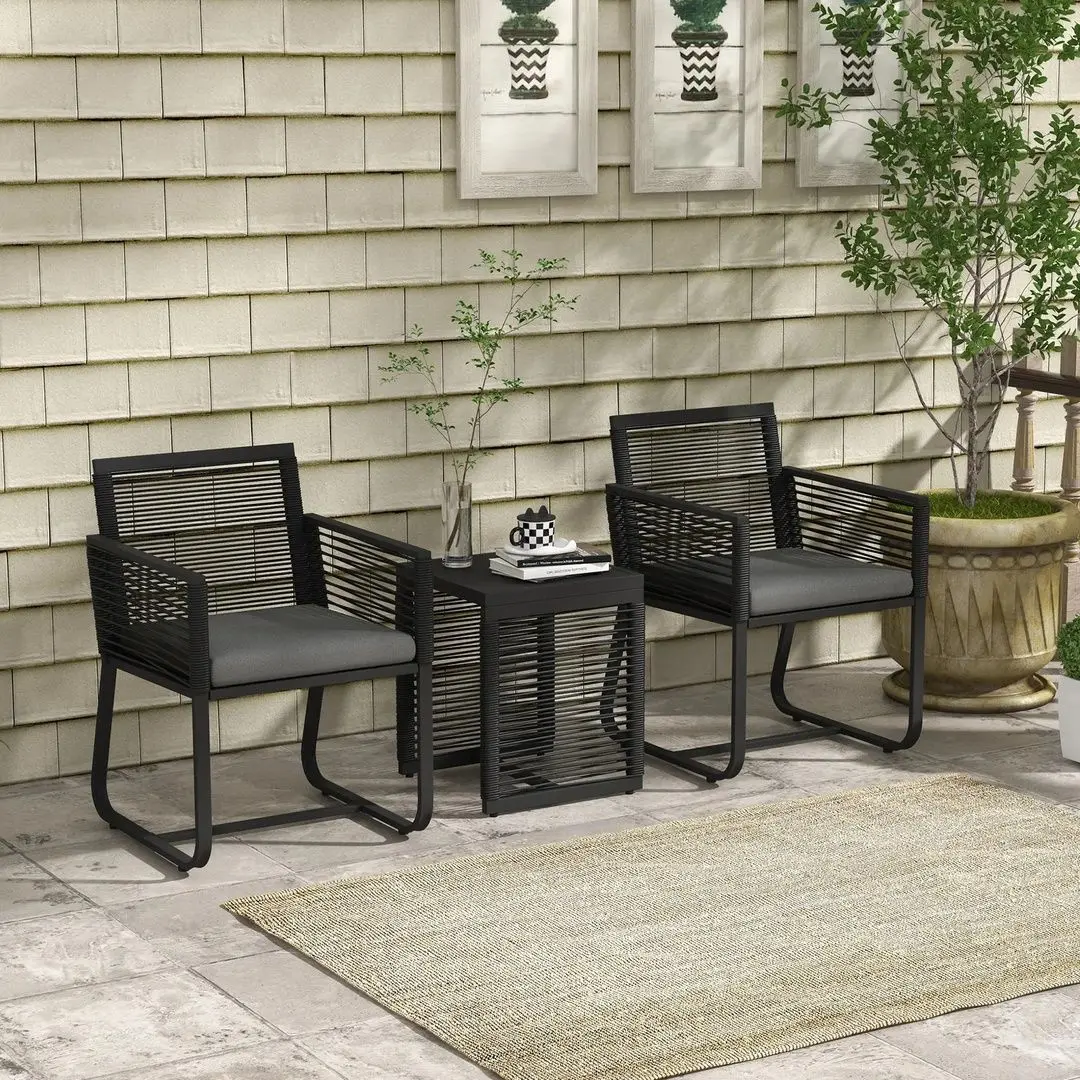 Set mobilier de gradina Outsunny 863-140V00BK (Black)