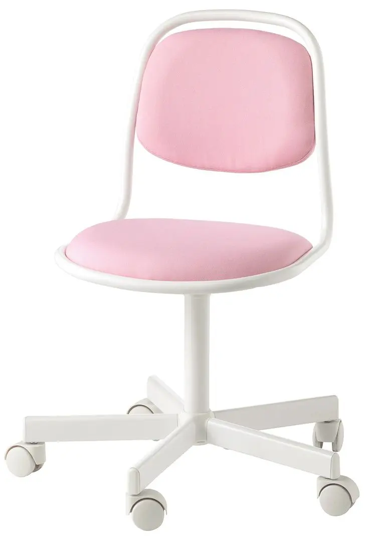 Fotoliu pentru copii Ikea Orfjall/Vissle (Alb/Roz) - 2