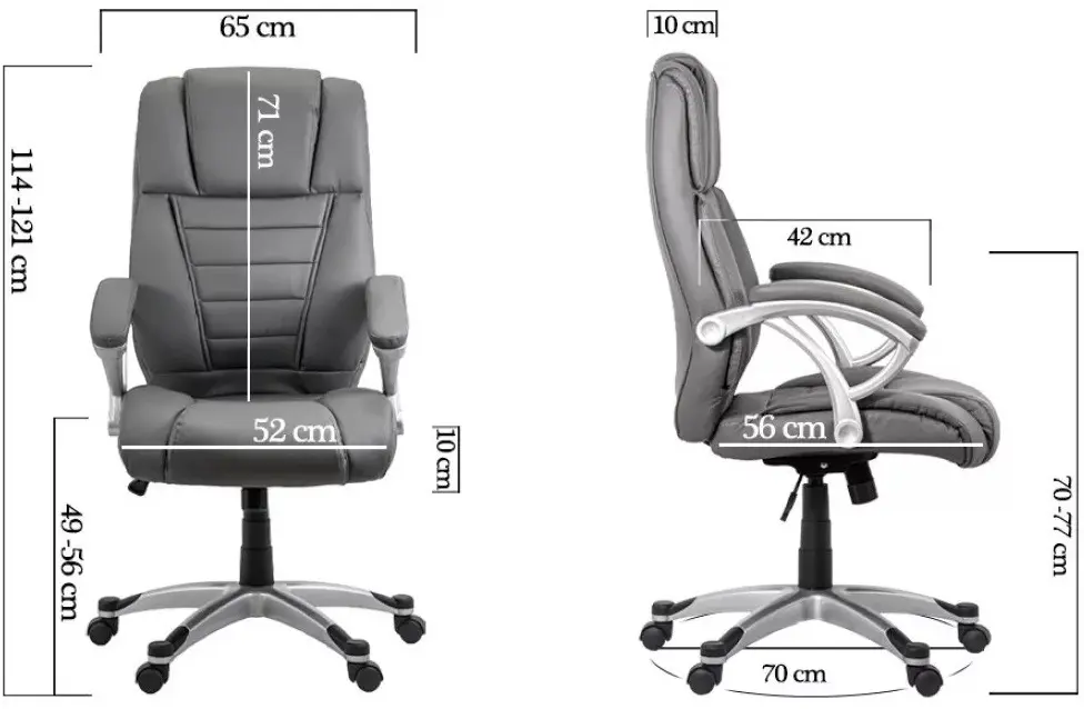 Кресло Prestige Chairs OFF 223 (Black) - 5