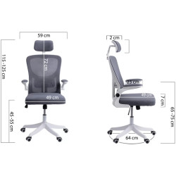 Кресло Prestige Chairs OFF 336 (Grey) Thumb