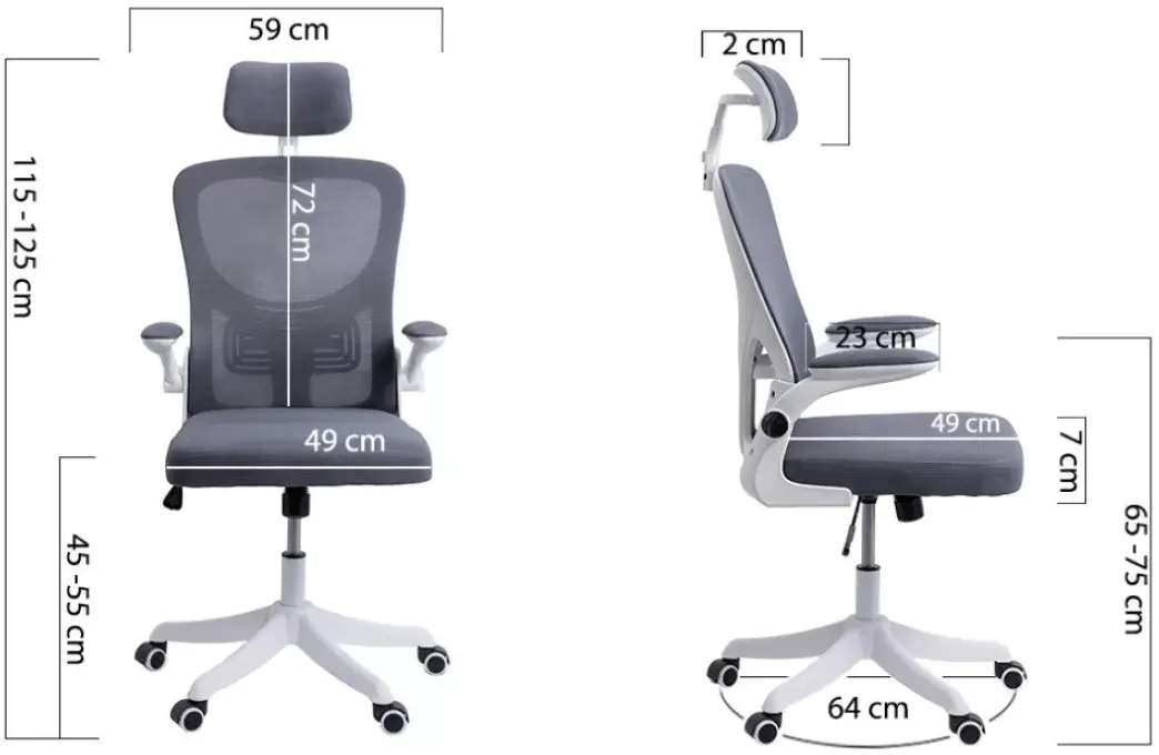 Кресло Prestige Chairs OFF 336 (Grey) - 5