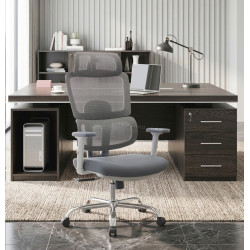 Кресло Tempo Kondela Byron (Grey/Chrome)