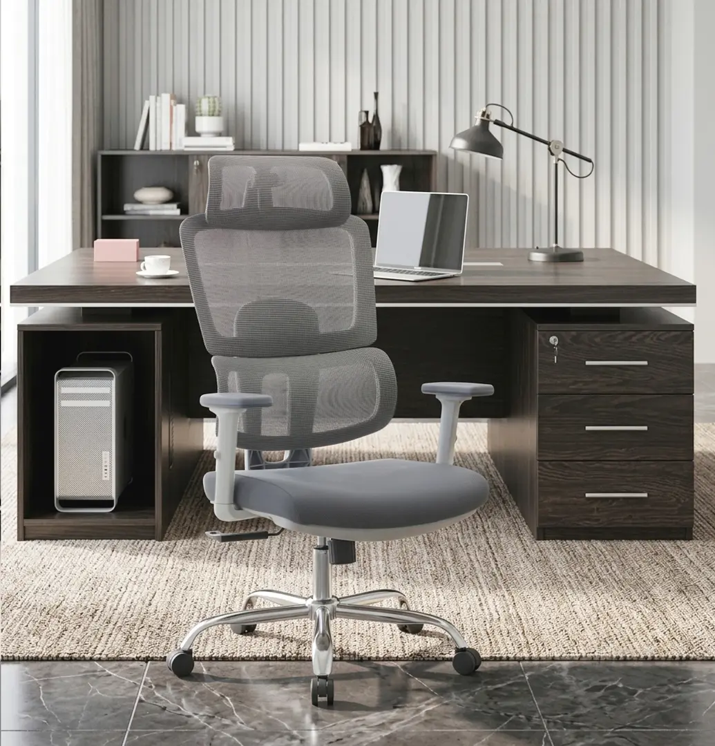 Кресло Tempo Kondela Byron (Grey/Chrome)