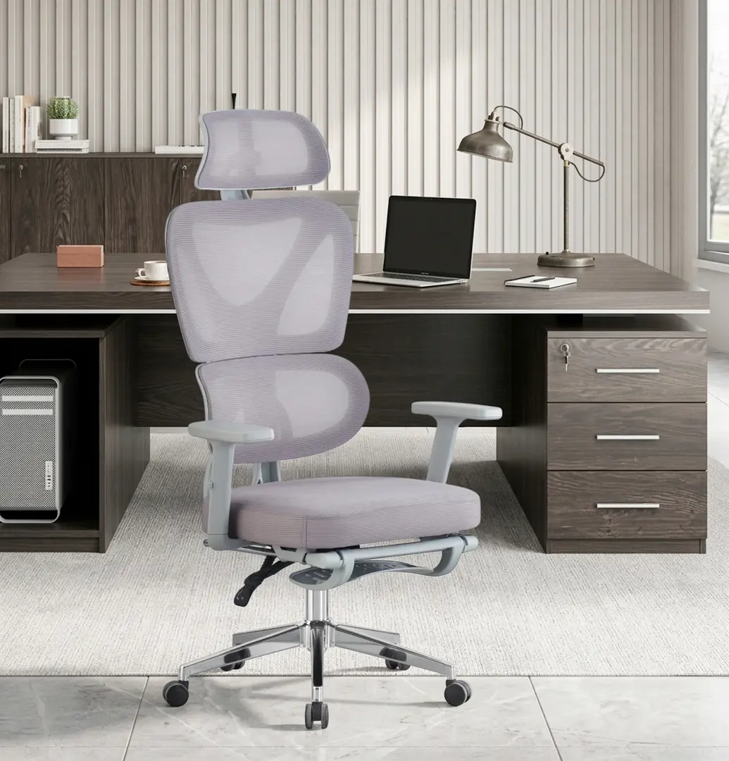 Fotoliu Tempo Kondela Demos (Grey/Chrome)
