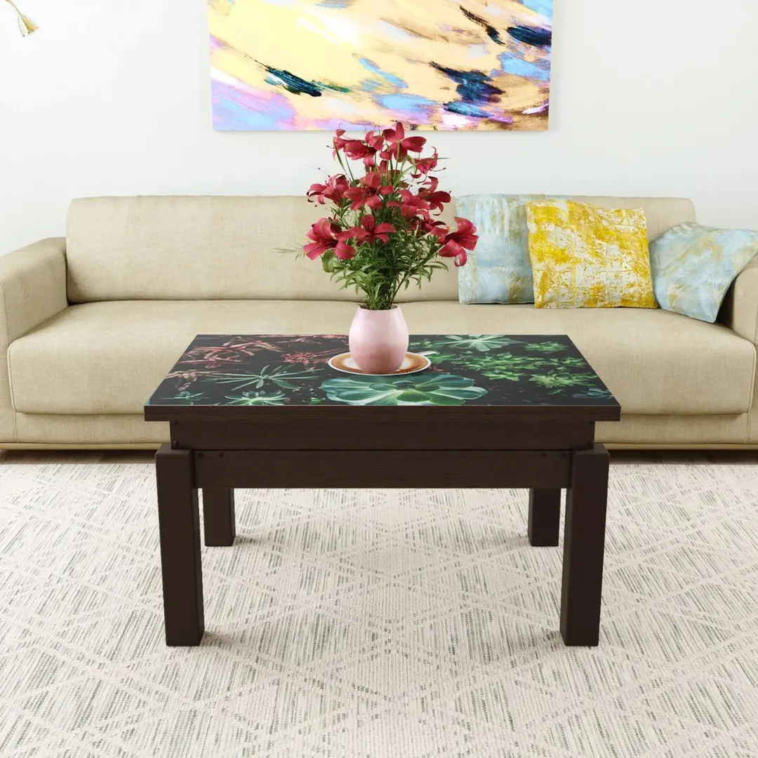 Masa-transformer pentru reviste Marcel Prod Butterfly Print 7 (Wenge)