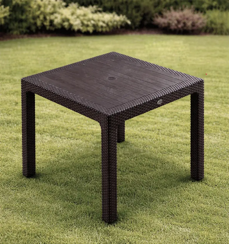 Стол Magnusplus Rattan 90x90 (Brown)