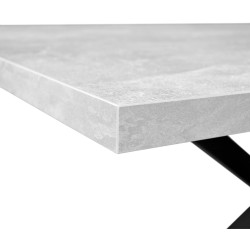 Стол DP Dakota 150x80 (Concrete Gray/Black) Thumb