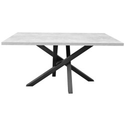 Стол DP Dakota 150x80 (Concrete Gray/Black) Thumb