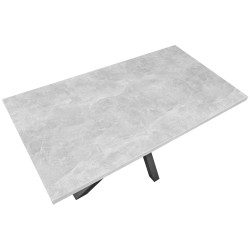 Стол DP Dakota 150x80 (Concrete Gray/Black) Thumb