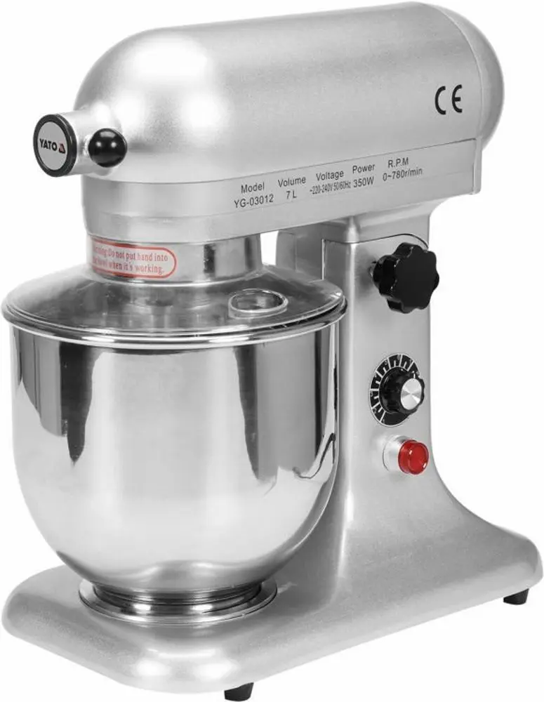 Миксер планетарный Yato YG-03012 (Inox)