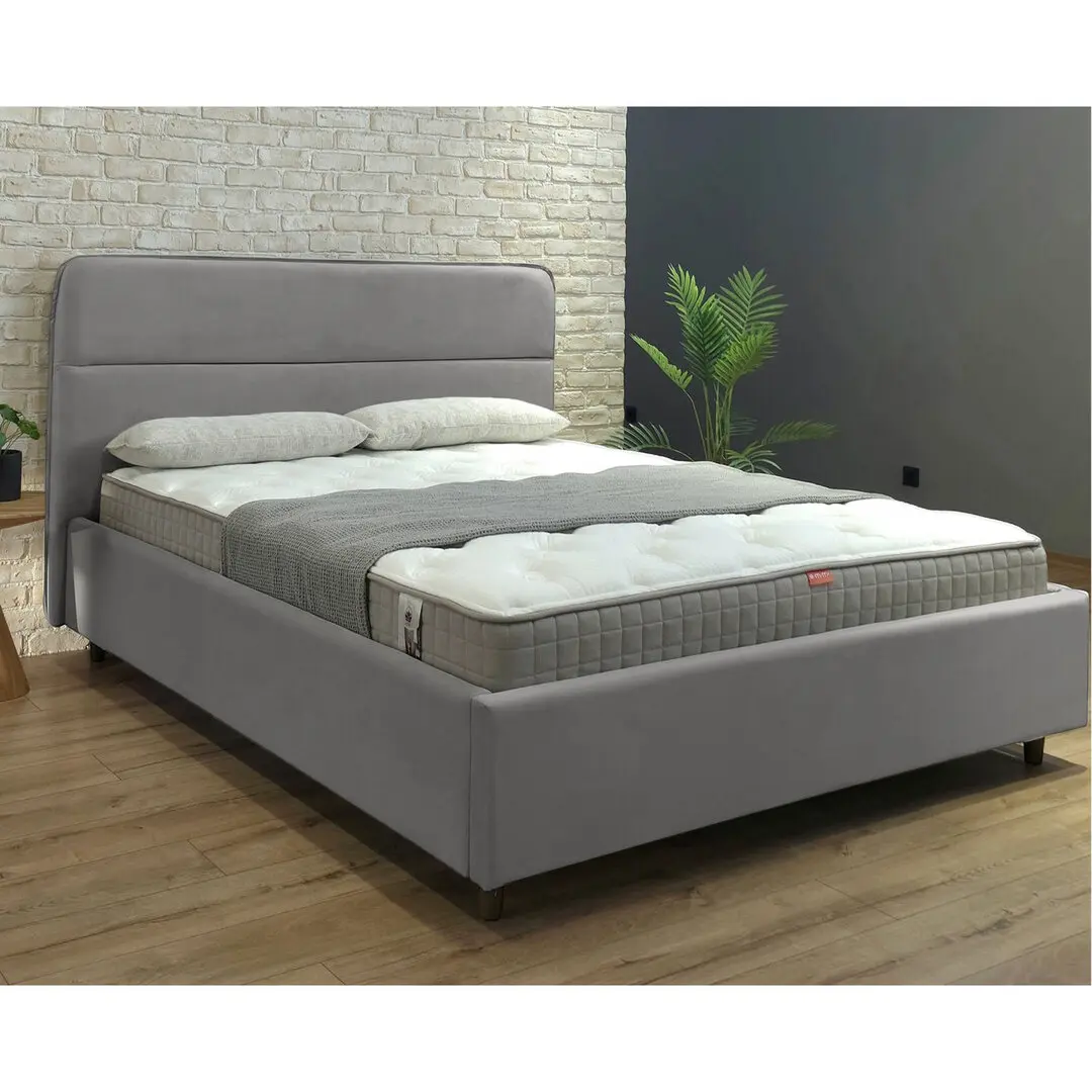 Кровать Charmbed Milana Prestige 140x200 Velluto 16 (Grey)