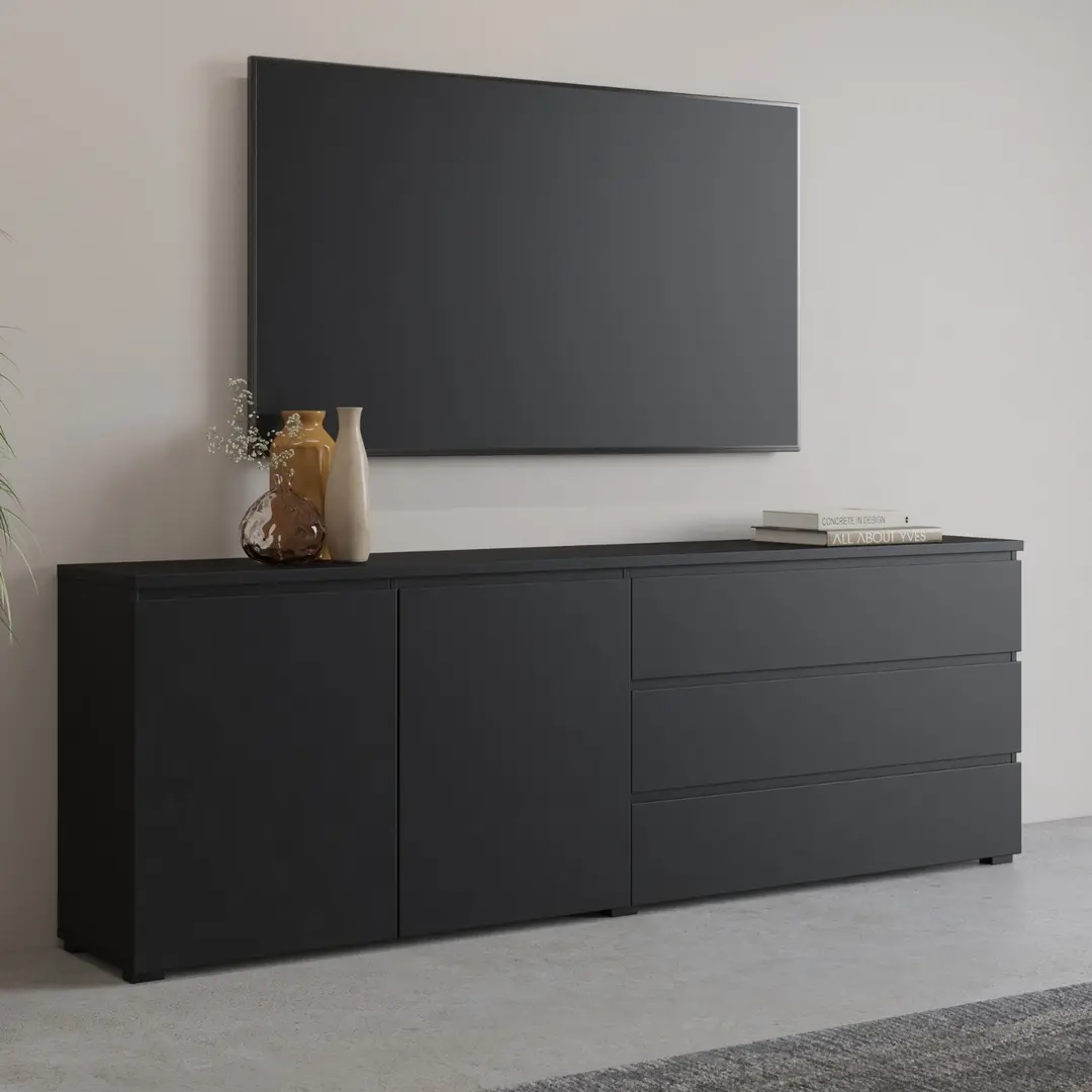 Tumba pentru TV Helvetia Modo 24W3OJ28 (Black Onyx)