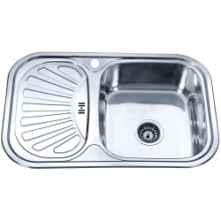 Chiuveta Becky 75 49 0.6 BK EPL R (Inox)