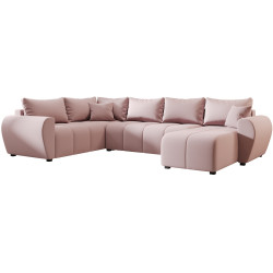 Canapea in forma de U Space Meble Molisa U Plus Cosmic 14 Left (Powder Pink) Thumb