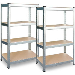 Набор стеллажей Plonos PL-702 470200-2 (Inox/Beige) Thumb