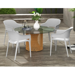 Set scaune de gradina Outsunny 84G-234V00GY (Grey) Thumb