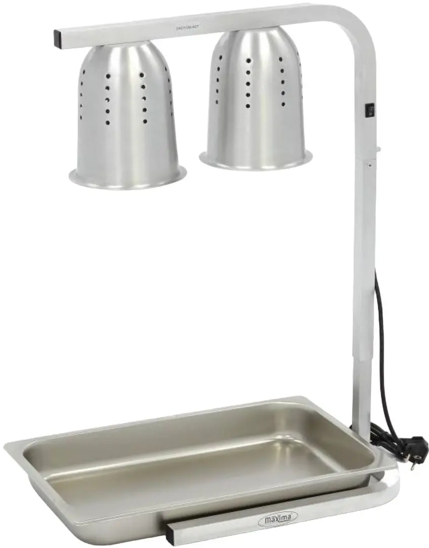 Lampă de mentinere la cald Maxima 09362041 (Inox) - 4