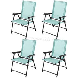 Set scaune de gradina Costway NP11096NY-4 (Green)