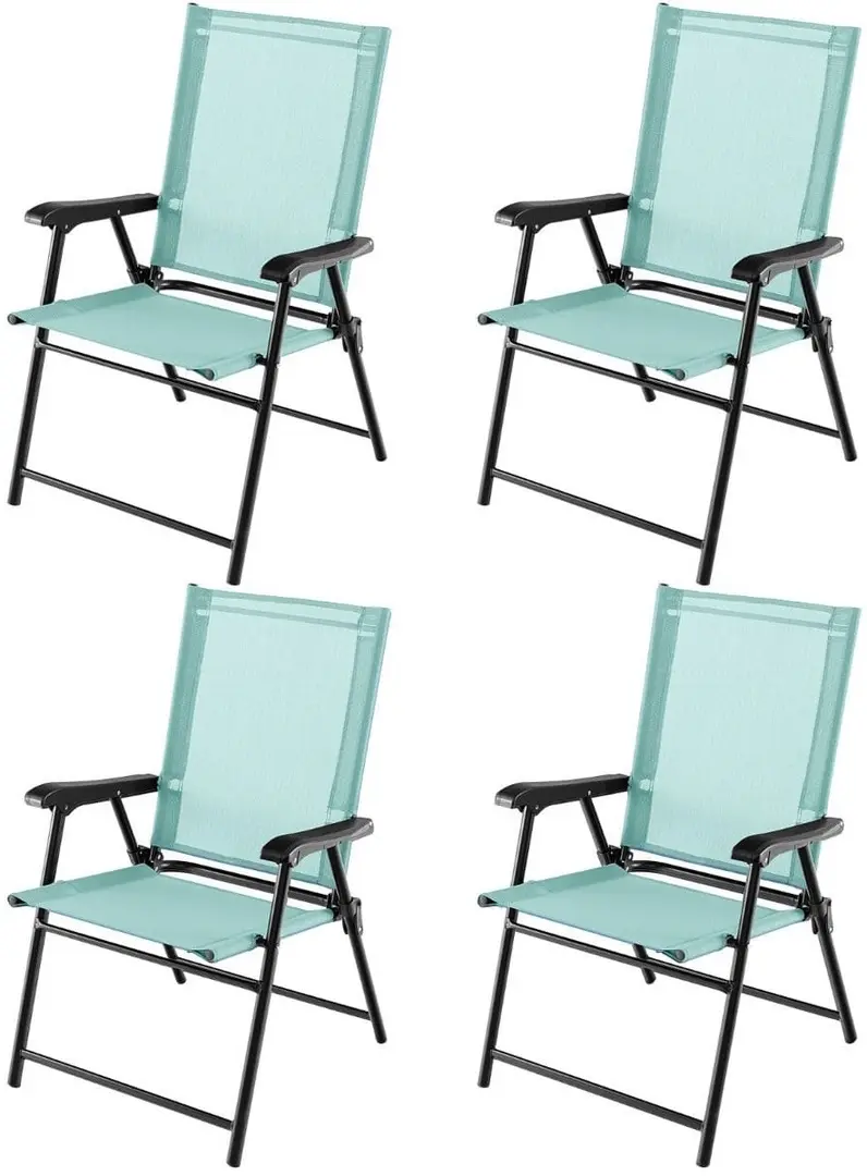 Set scaune de gradina Costway NP11096NY-4 (Green)