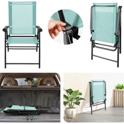 Set scaune de gradina Costway NP11096NY-4 (Green) Thumb