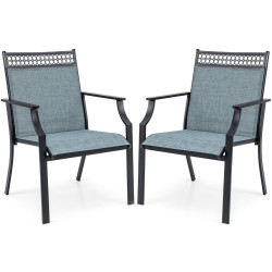 Set scaune de gradina Costway NP11362BL-2 (Blue) Thumb