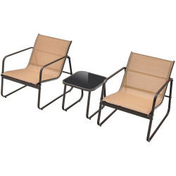 Комплект садовой мебели Costway NP12224CF (Black/Brown) Thumb