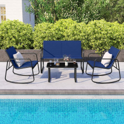Set mobilier de gradina Costway NP12225NY (Blue)