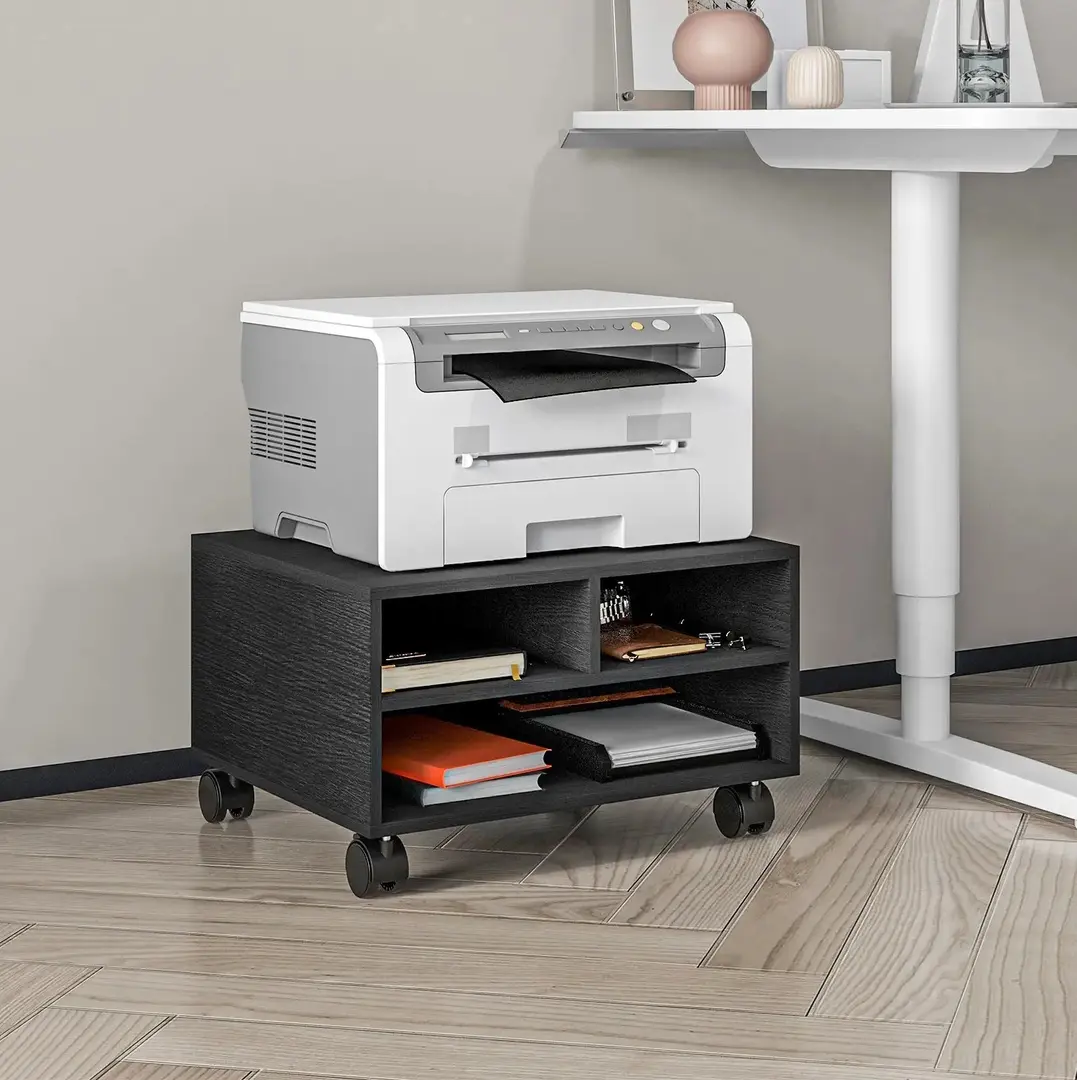 Офисная мобильная тумба Homcom 924-087V01BK (Black)