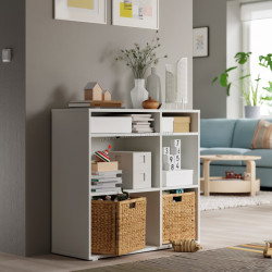 Etajera Ikea Vihals 4 polite 95x37x90 (Alb)