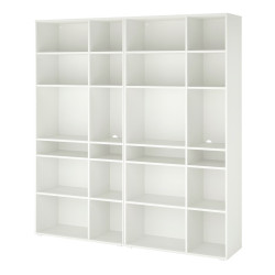 Etajera Ikea Vihals 190x37x200 (Alb) Thumb