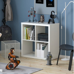 Etajera Ikea Kallax 77x77 (Lucios alb)