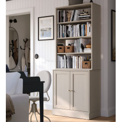 Etajera Ikea Havsta 81x47x212 (Gri-Bej)