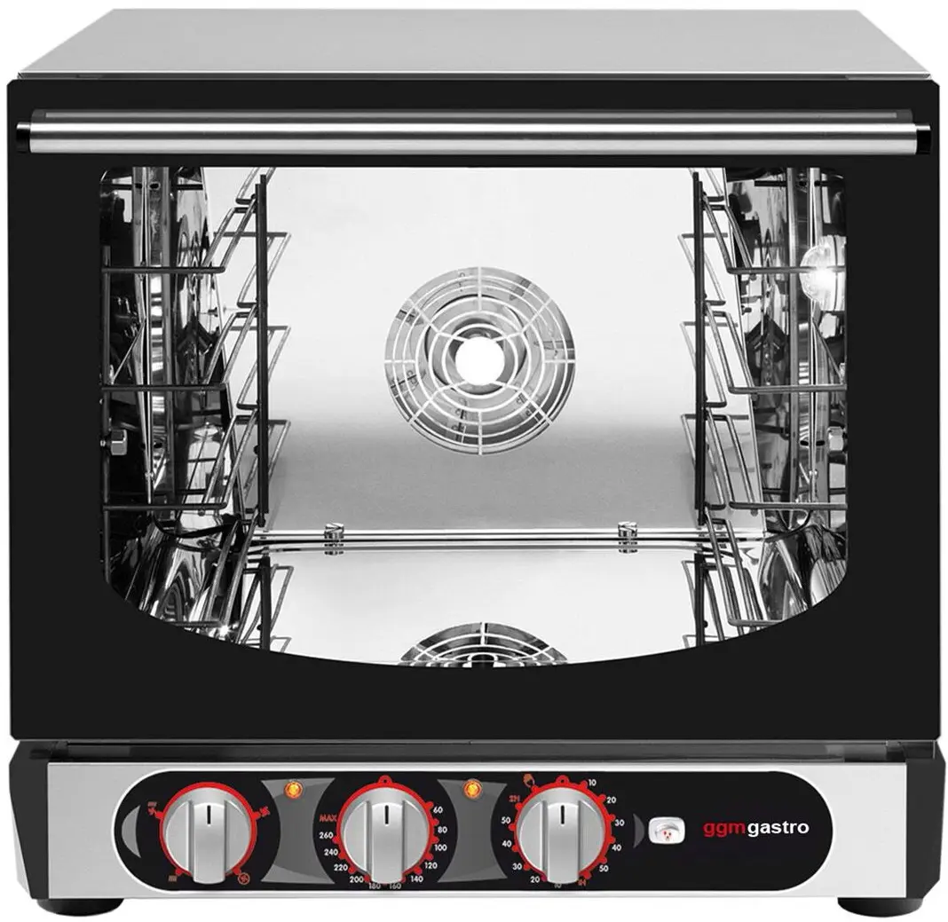Печь конвекционная GGM Gastro Kompakt HV580-6 (Black/Inox)