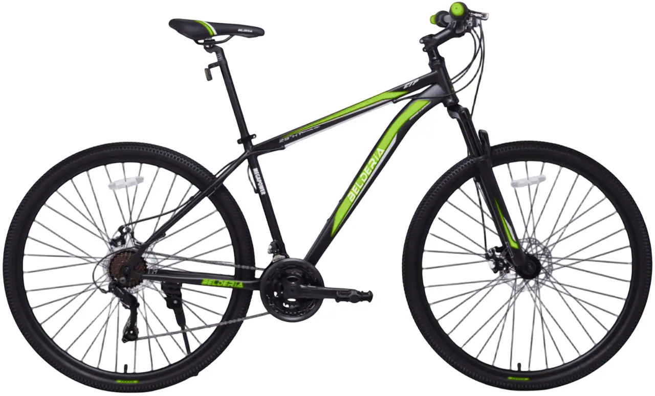 Велосипед Belderia Megapower 29 (Black/Green)