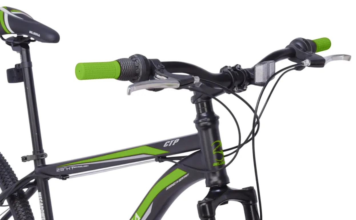 Велосипед Belderia Megapower 29 (Black/Green) - 3