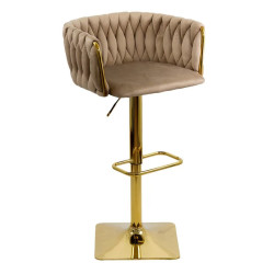 Барный стул Prestige Chairs ABS 118P (Beige/Gold) Thumb