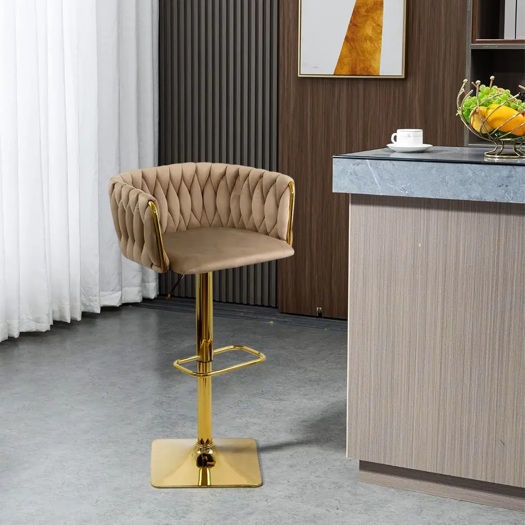 Барный стул Prestige Chairs ABS 118P (Beige/Gold)