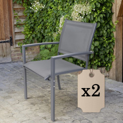 Set scaune de gradina Saska Garden 1065007 (Grey)