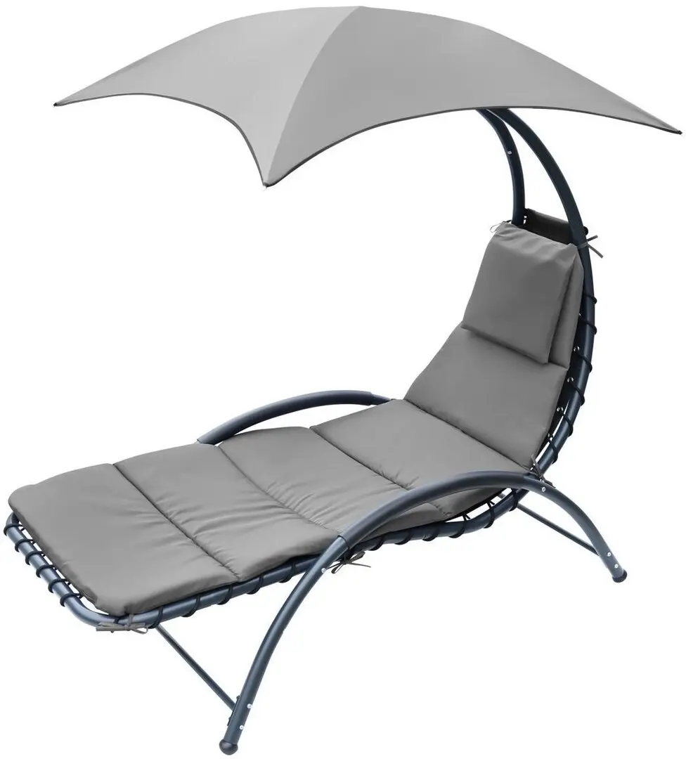 Шезлонг с тентом Saska Garden 1067087 (Grey) - 2
