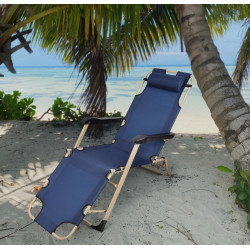 Sezlong Enero Camp 1065496 (Blue/Beige)