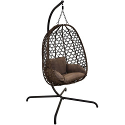 Fotoliu-cocon Koopman 852296 (Dark Brown) Thumb