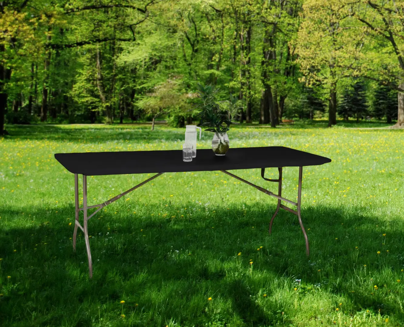 Masa pliabila Saska Garden 1075266 (Black)