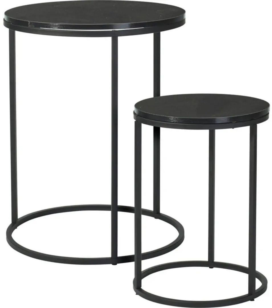 Set masute pentru reviste Excellent Houseware 662970 (Black) - 2
