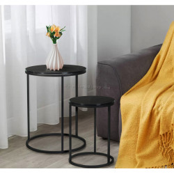 Set masute pentru reviste Excellent Houseware 662970 (Black)